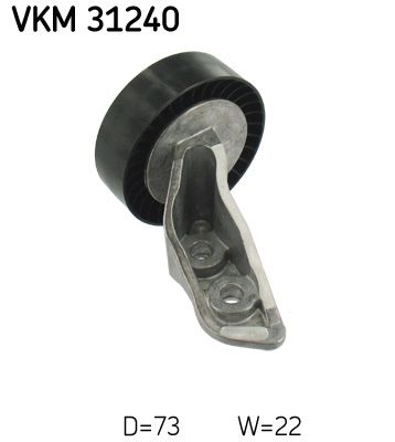 Obrázok Vratná/vodiaca kladka rebrovaného klinového remeňa SKF  VKM31240